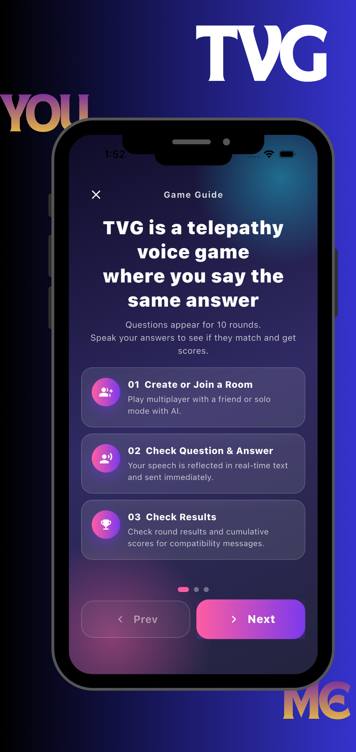 Screenshot 1 of TVT - Telepathy Voice Telepathy